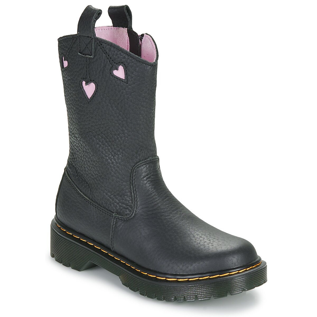 Dr. Martens Pantofi Bex Heart P-O Boot J Black Classic Nappa