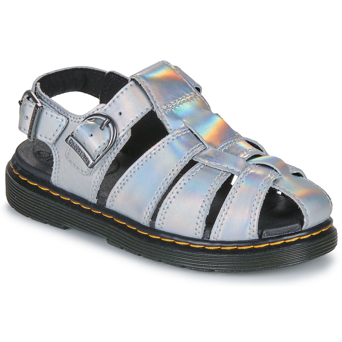 Dr. Martens Pantofi Caarys J Silver Lazer Reflective Metallic
