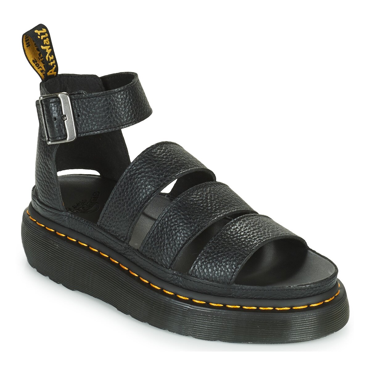 Dr. Martens Pantofi CLARISSA II QUAD BLACK MILLED NAPPA