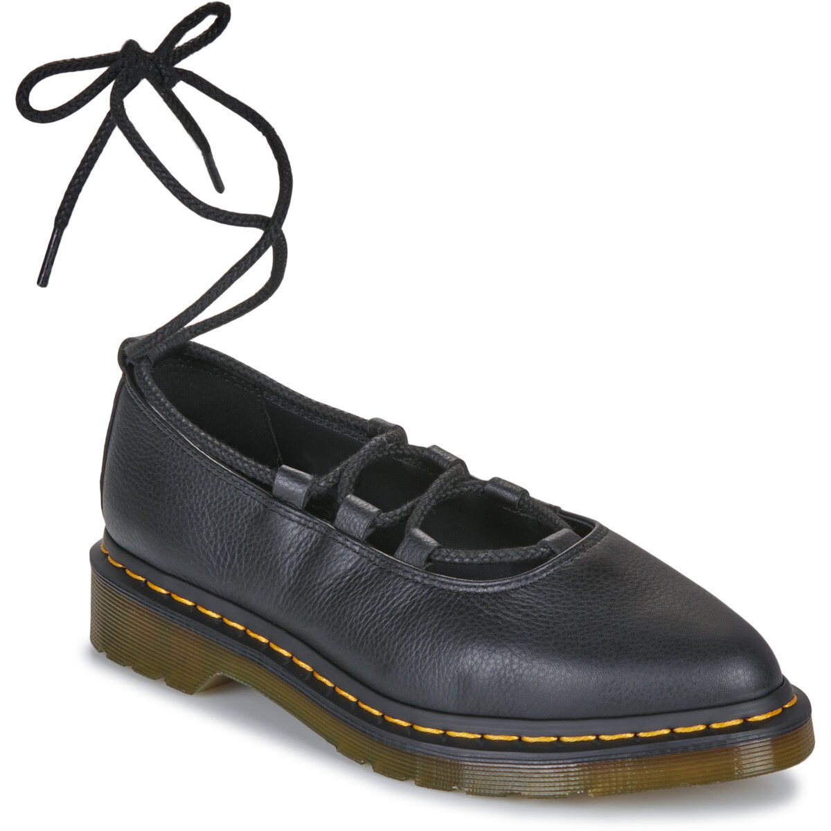 Dr. Martens Pantofi Elphie II Lace Up Black Virginia