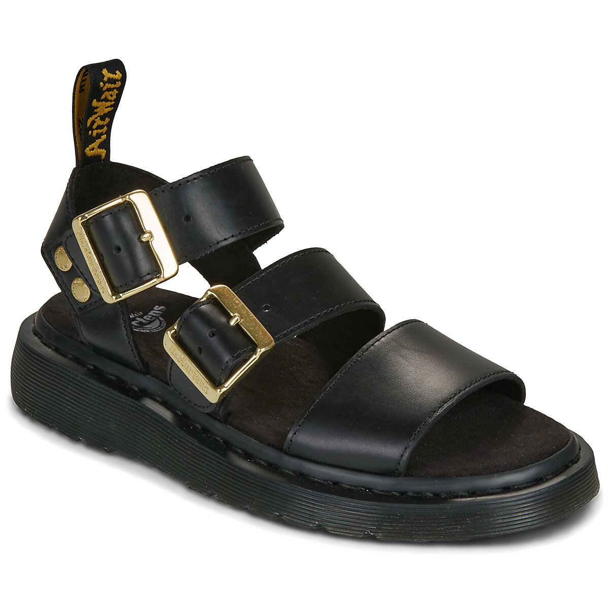 Dr. Martens Pantofi Gryphon Strap Sandal Black Atlas