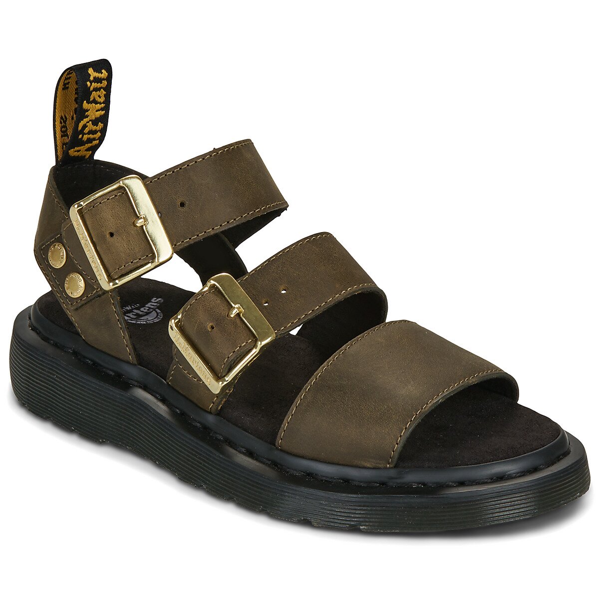 Dr. Martens Pantofi Gryphon Strap Sandal DMs Olive Wyoming