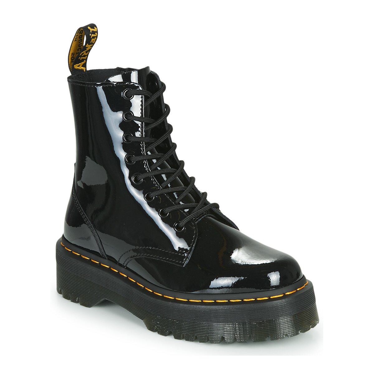 Dr. Martens Pantofi JADON BLACK PATENT LAMPER