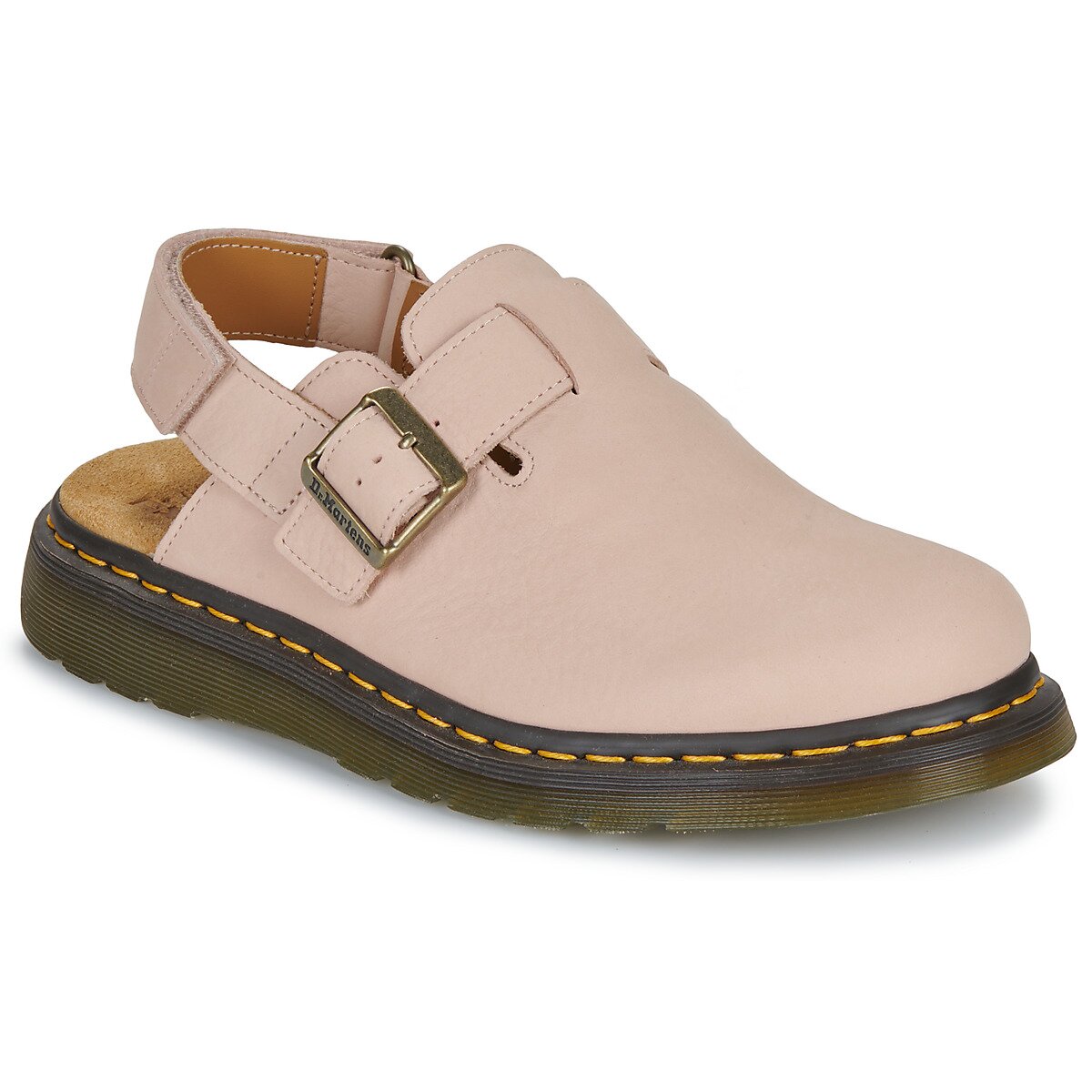 Dr. Martens Pantofi Jorge II Mule Powder Pink Milled Nubuck