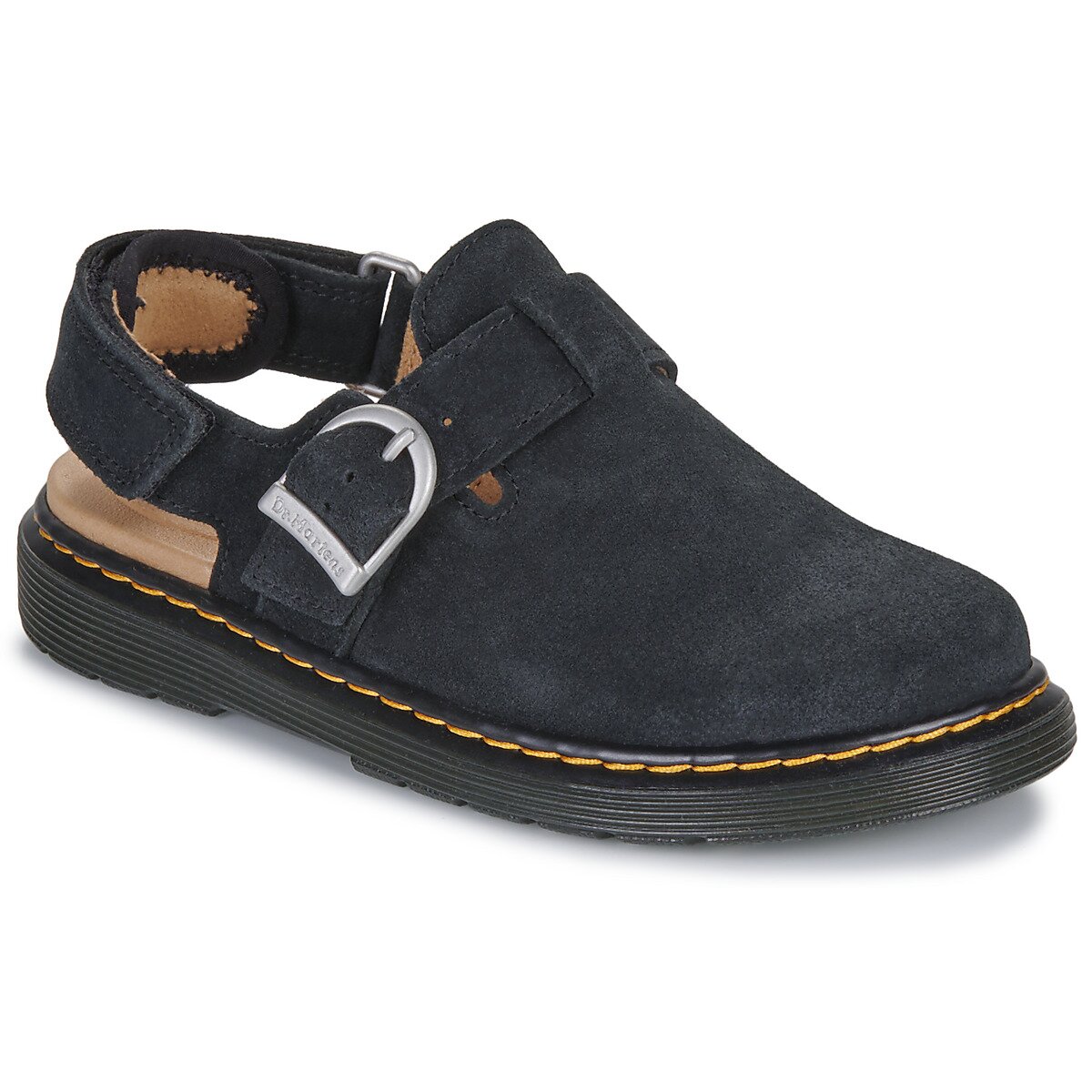 Dr. Martens Pantofi Jorgie J Mule Black Bronx Suede