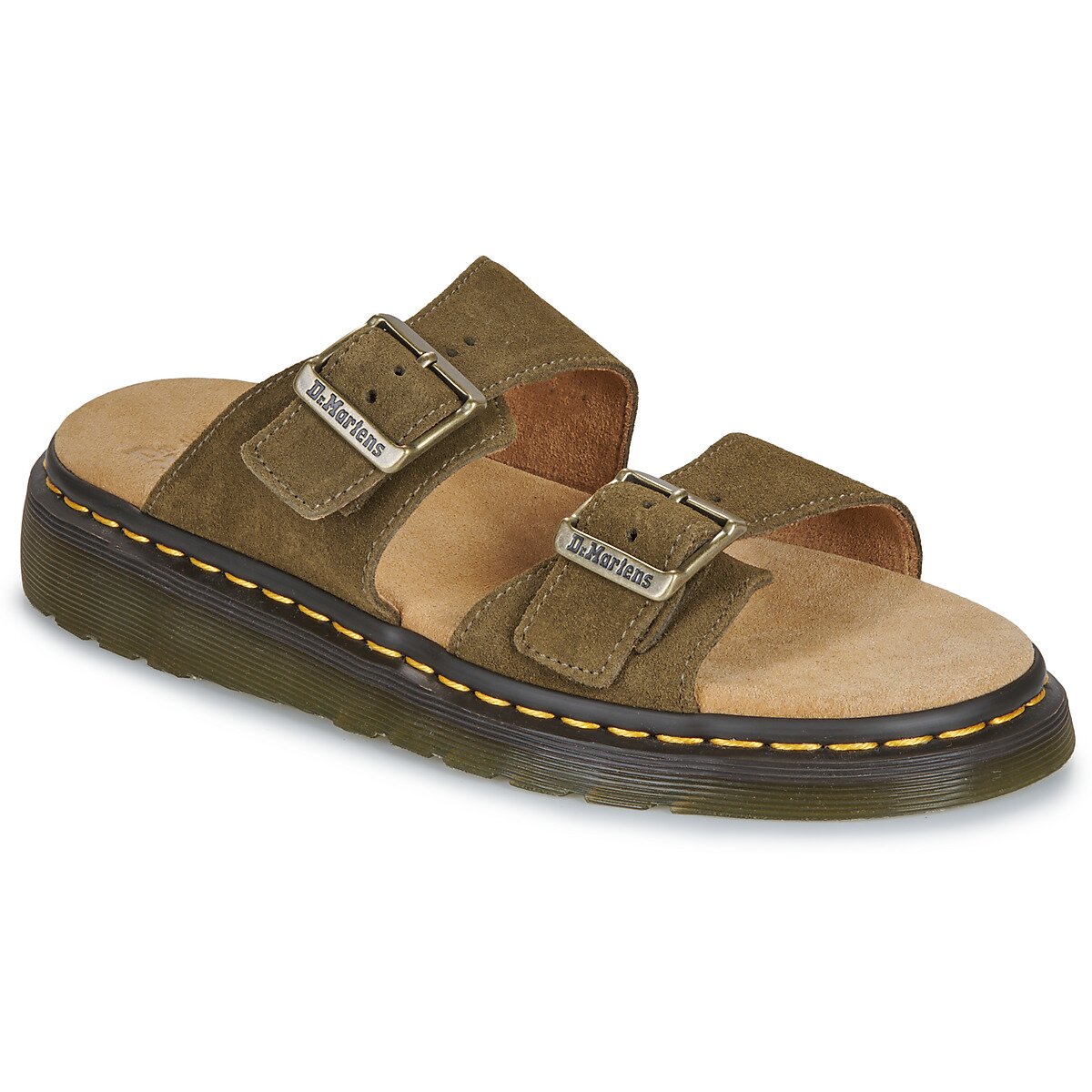 Dr. Martens Pantofi Josef DMs Olive Bronx Suede