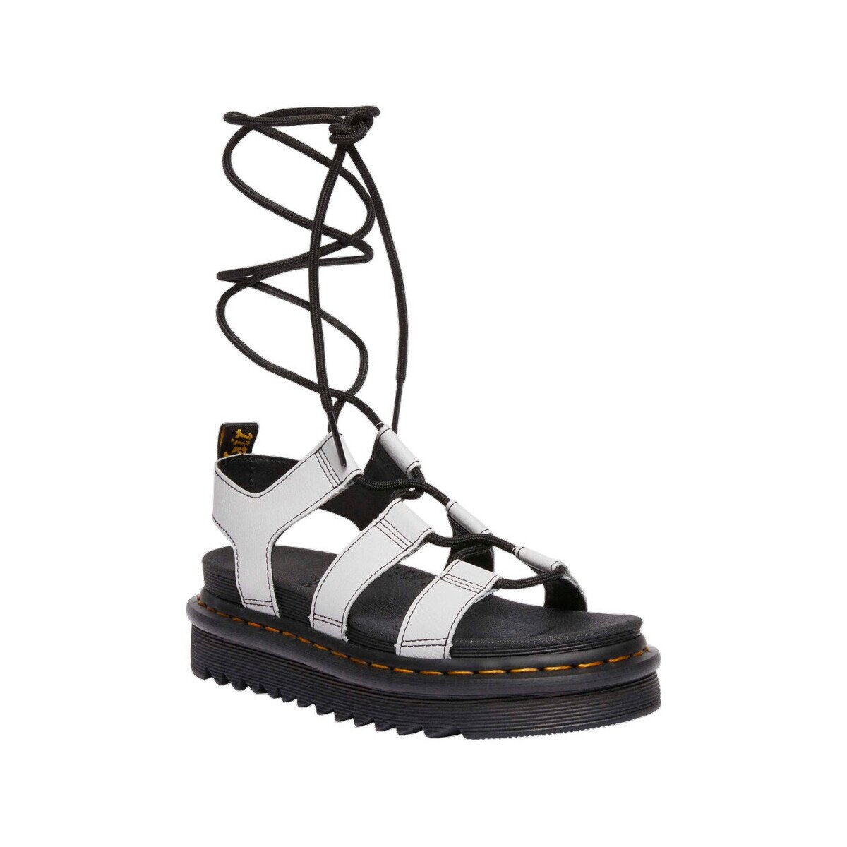 Dr. Martens Pantofi Sandales Nartilla Mist Grey cuir