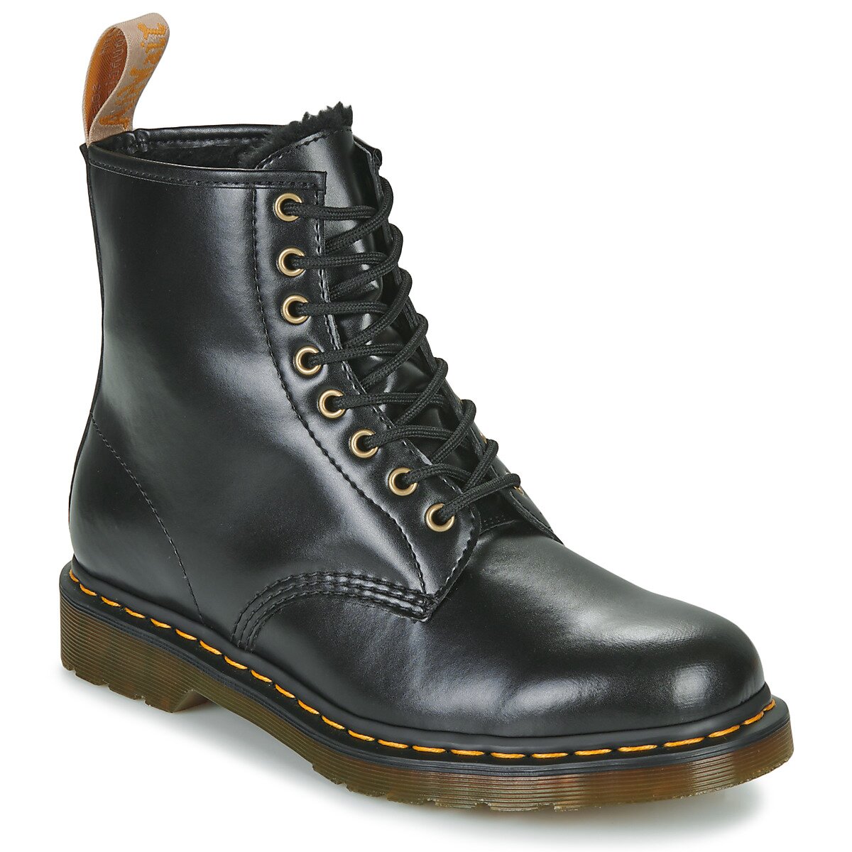 Dr. Martens Pantofi VEGAN 1460 BLACK NORFOLK