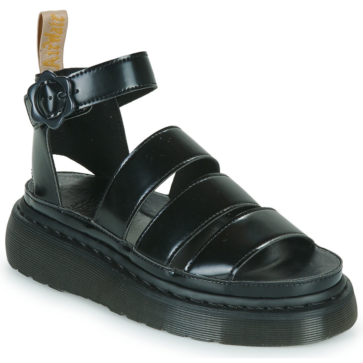 Dr. Martens Pantofi VEGAN CLARISSA BLACK OXFORD