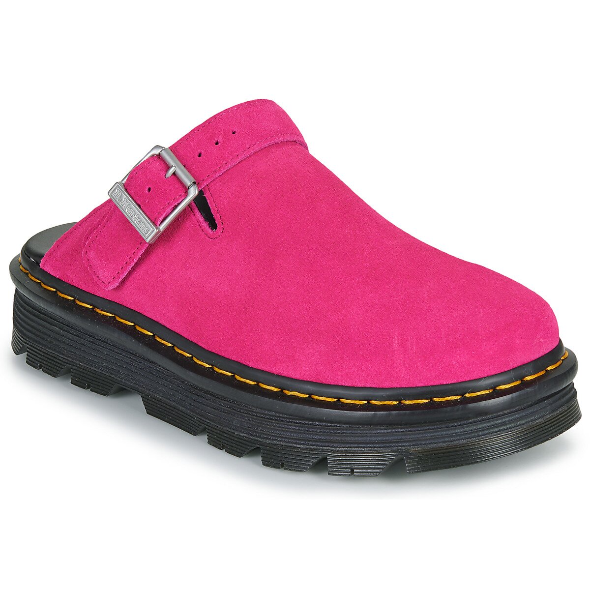 Dr. Martens Pantofi ZebZag Mule Mule Fuchsia Pink EH Suede