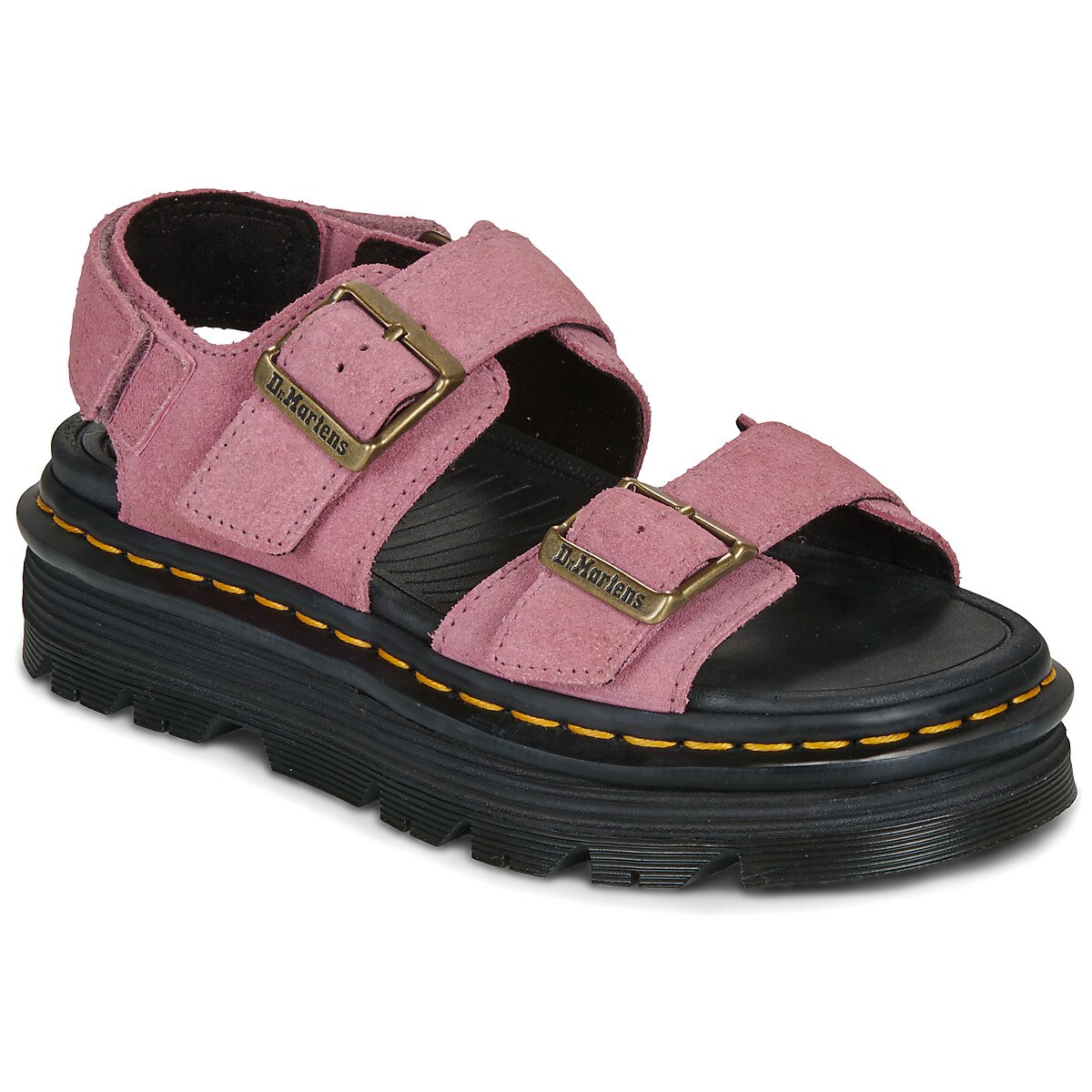 Dr. Martens Pantofi ZebZag Sandal Dusty Rose EH Suede