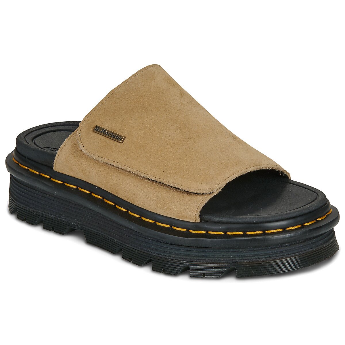 Dr. Martens Pantofi ZebZag Slide Savannah Tan EH Suede