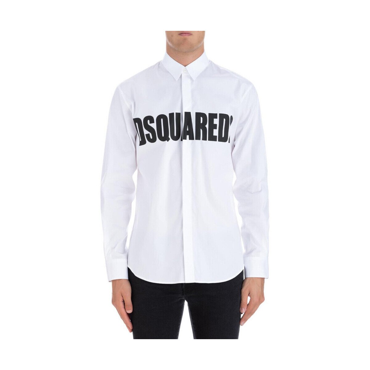Dsquared2 Îmbracaminte CHEMISE WHITE S74DM0166