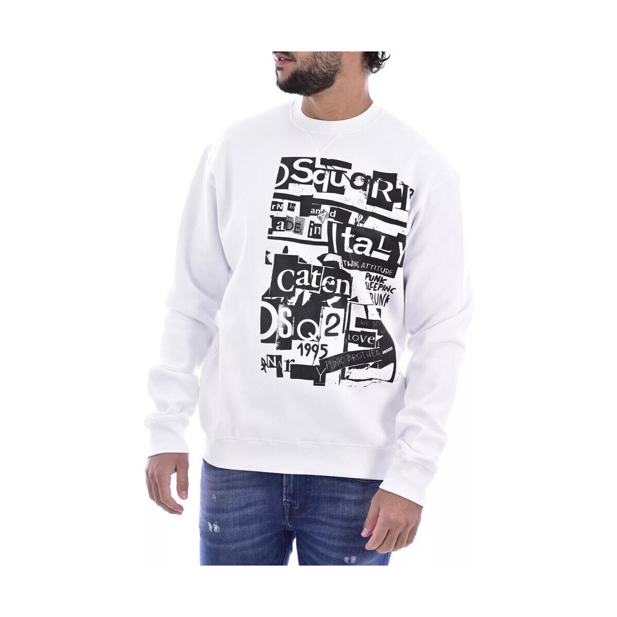 Dsquared2 Îmbracaminte SWEATSHIRT S74GU0305 WHITE