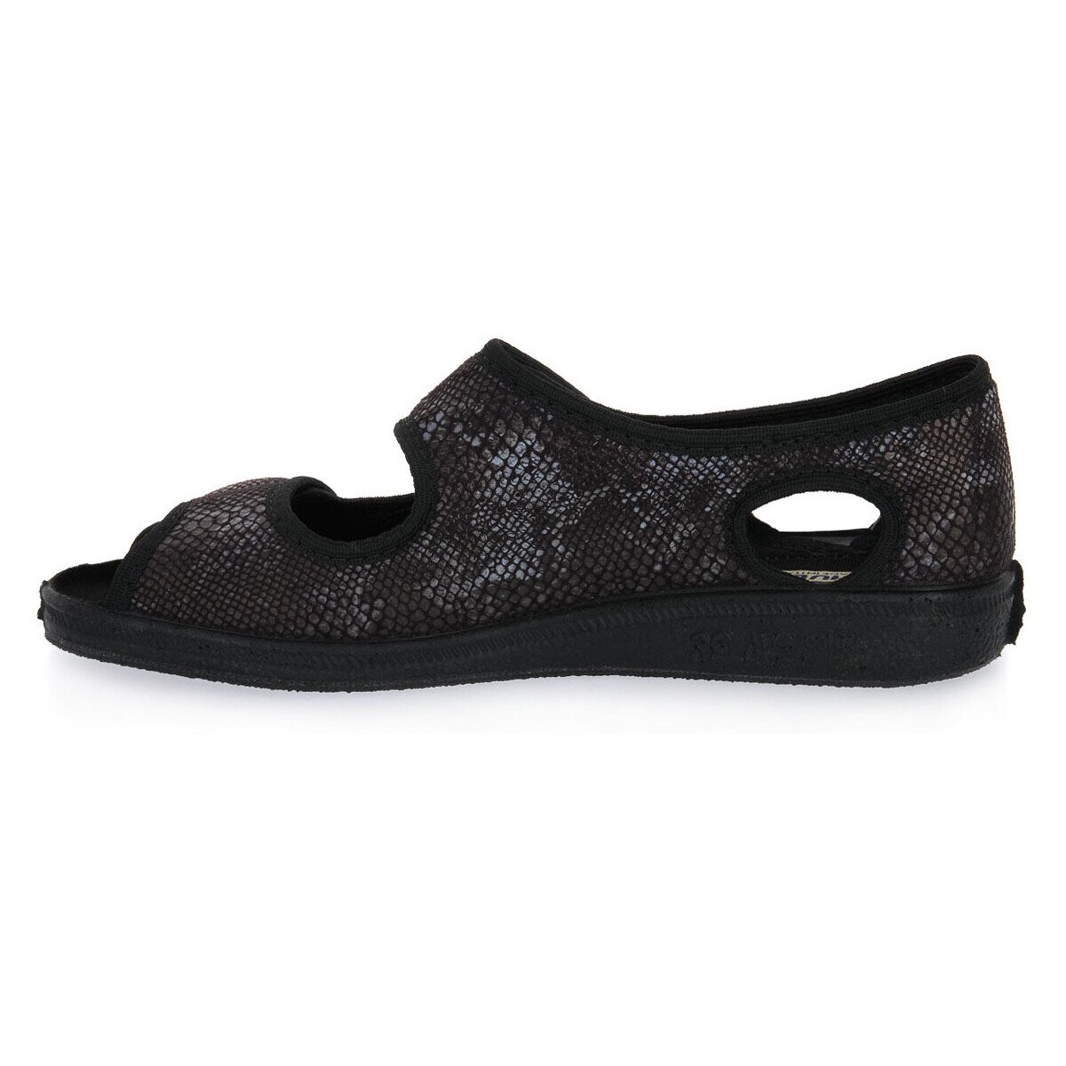 Emanuela Pantofi 667 NERO SNAKE