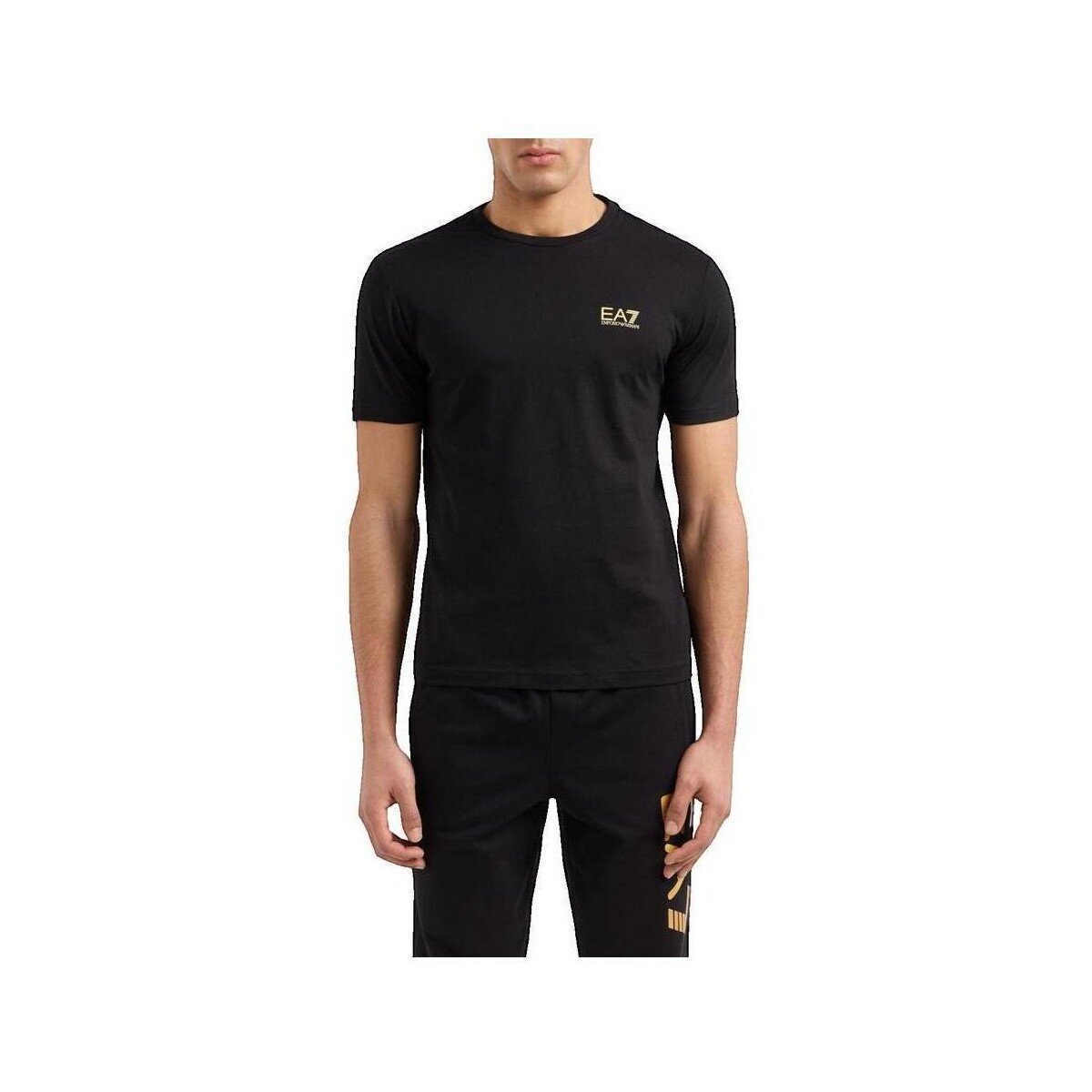 Emporio Armani EA7 Îmbracaminte T-shirt 8NPT25_PJVPZ noir manches courtes
