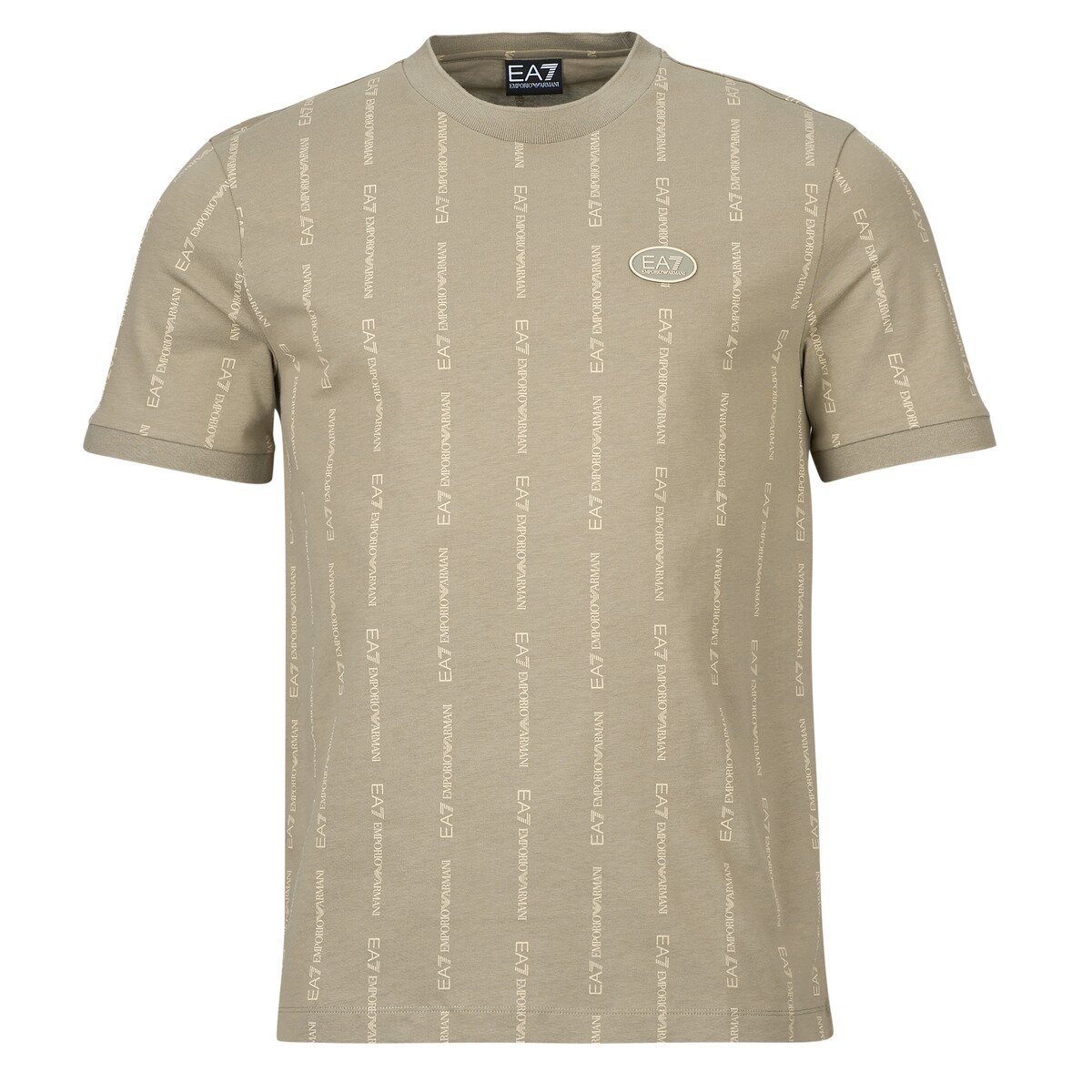 Emporio Armani EA7 Îmbracaminte TRAIN GRAPHIC SERIES TEE SS MONOGRAM PRINTED