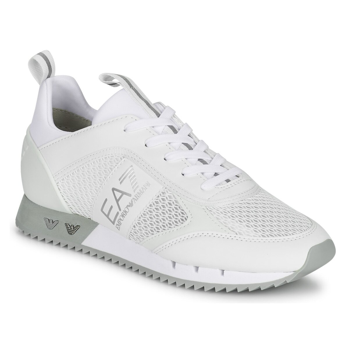 Emporio Armani EA7 Pantofi BLACK WHITE LACES