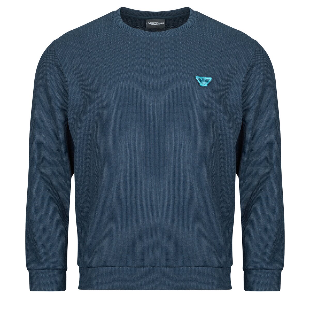 Emporio Armani Îmbracaminte CREW NECK SWEATSHIRT WAFFLE TERRY