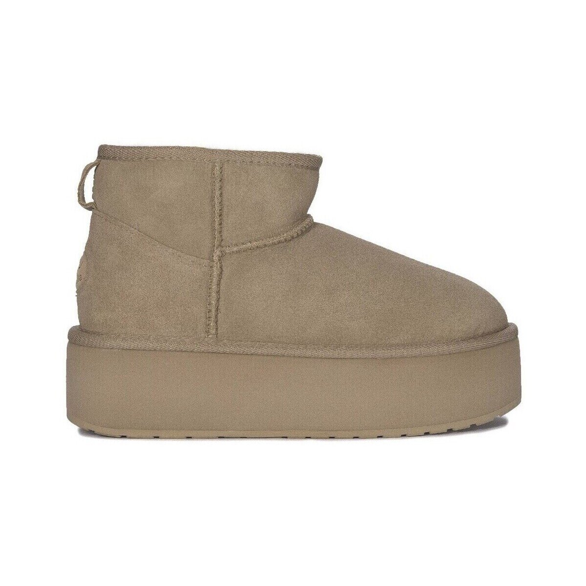 EMU Pantofi botki stinger micro flatform almond