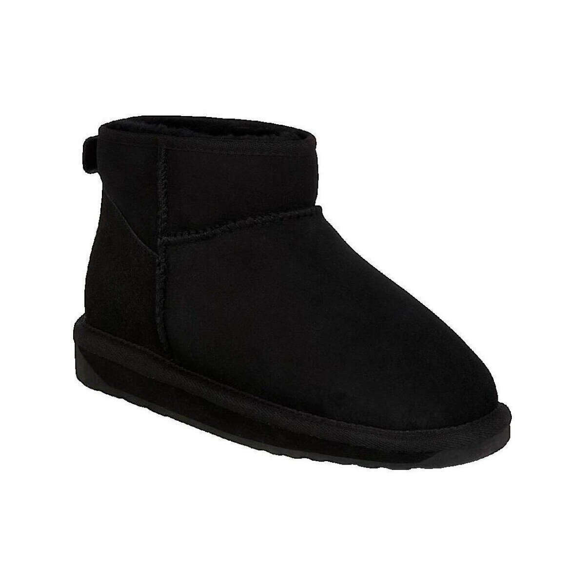 EMU Pantofi Bottines Stinger Micro en daim noir