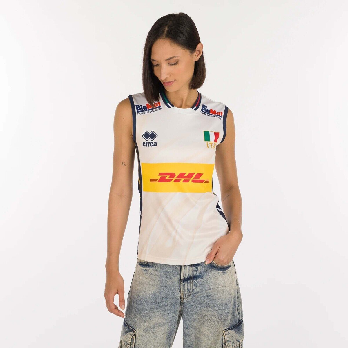 Errea Îmbracaminte Naz. Italia Volley 2^Mg Gara Unisex Shop Jr 25/28
