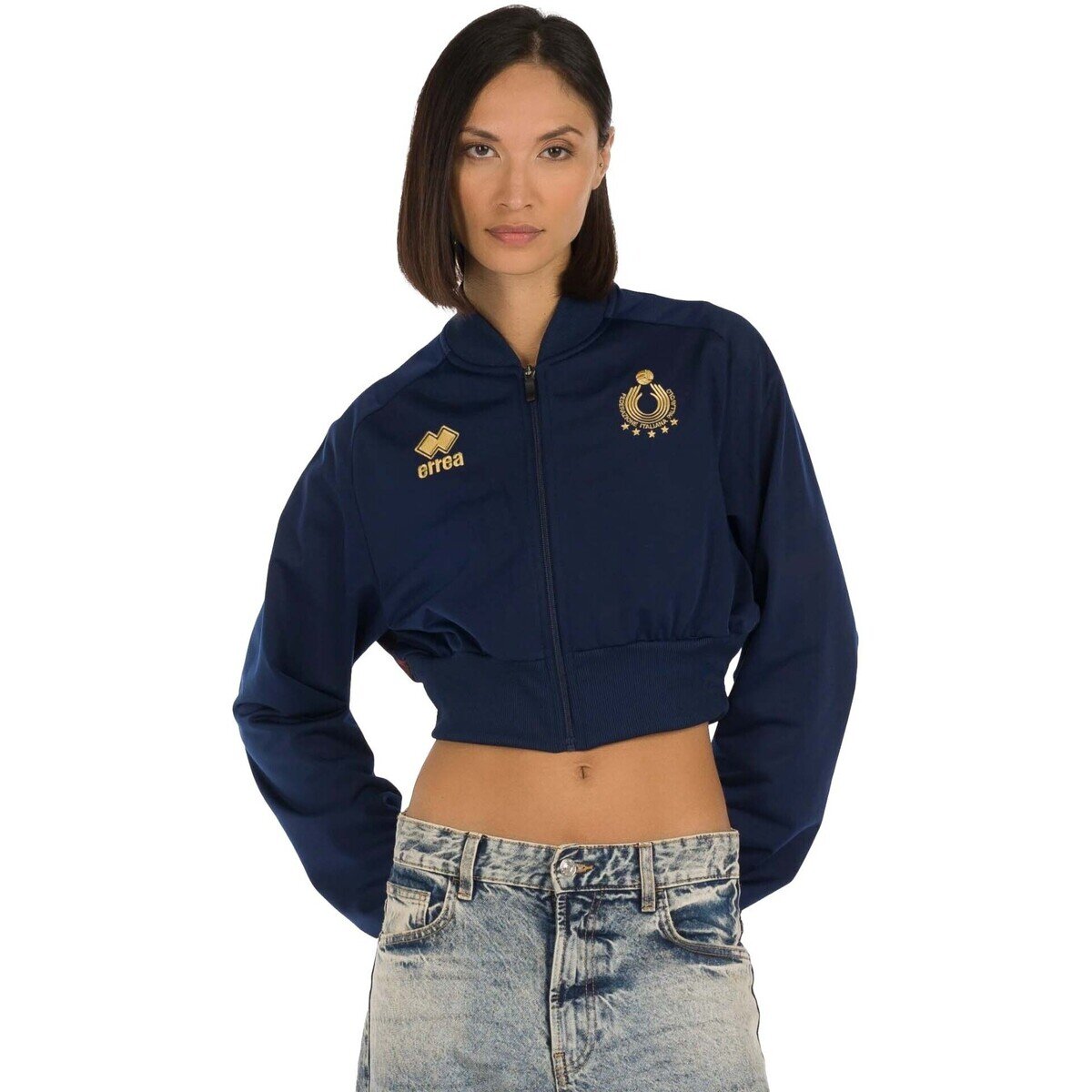 Errea Îmbracaminte Naz. Italia Volley Crop Ad