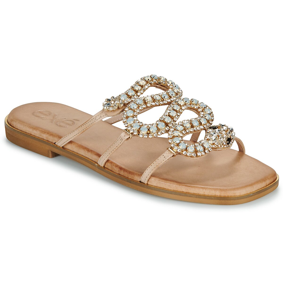 Exé Shoes Pantofi 543-ORO-LEATHER-NATURAL