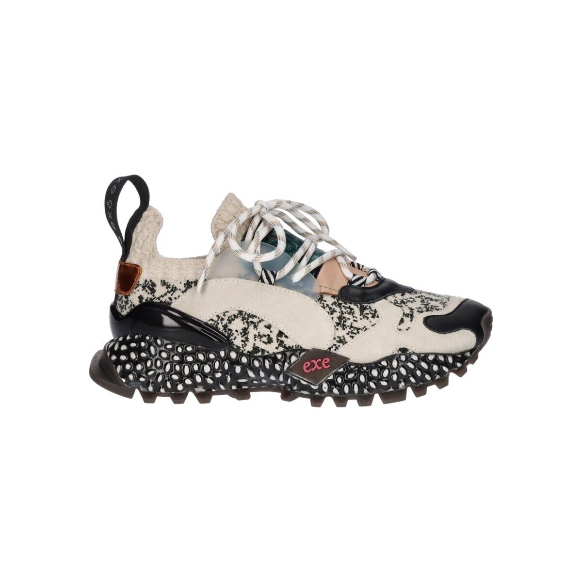 Exé Shoes Pantofi EXÉ Sneakers 928-16 - Ice/Black