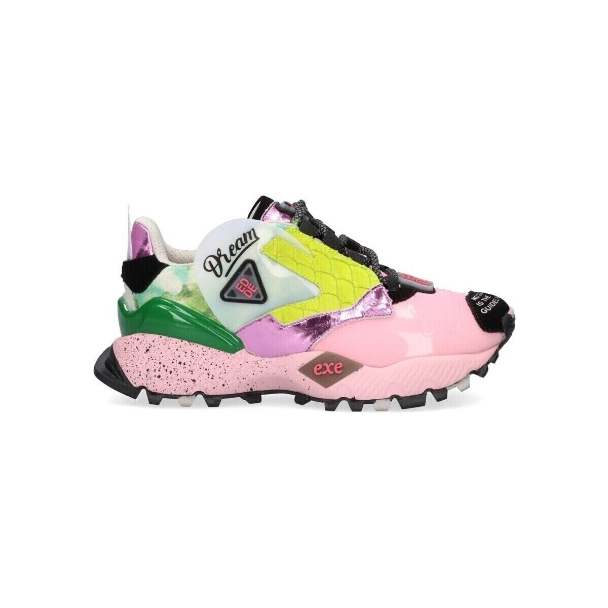 Exé Shoes Pantofi EXÉ Sneakers 928-3 - Black/Pink