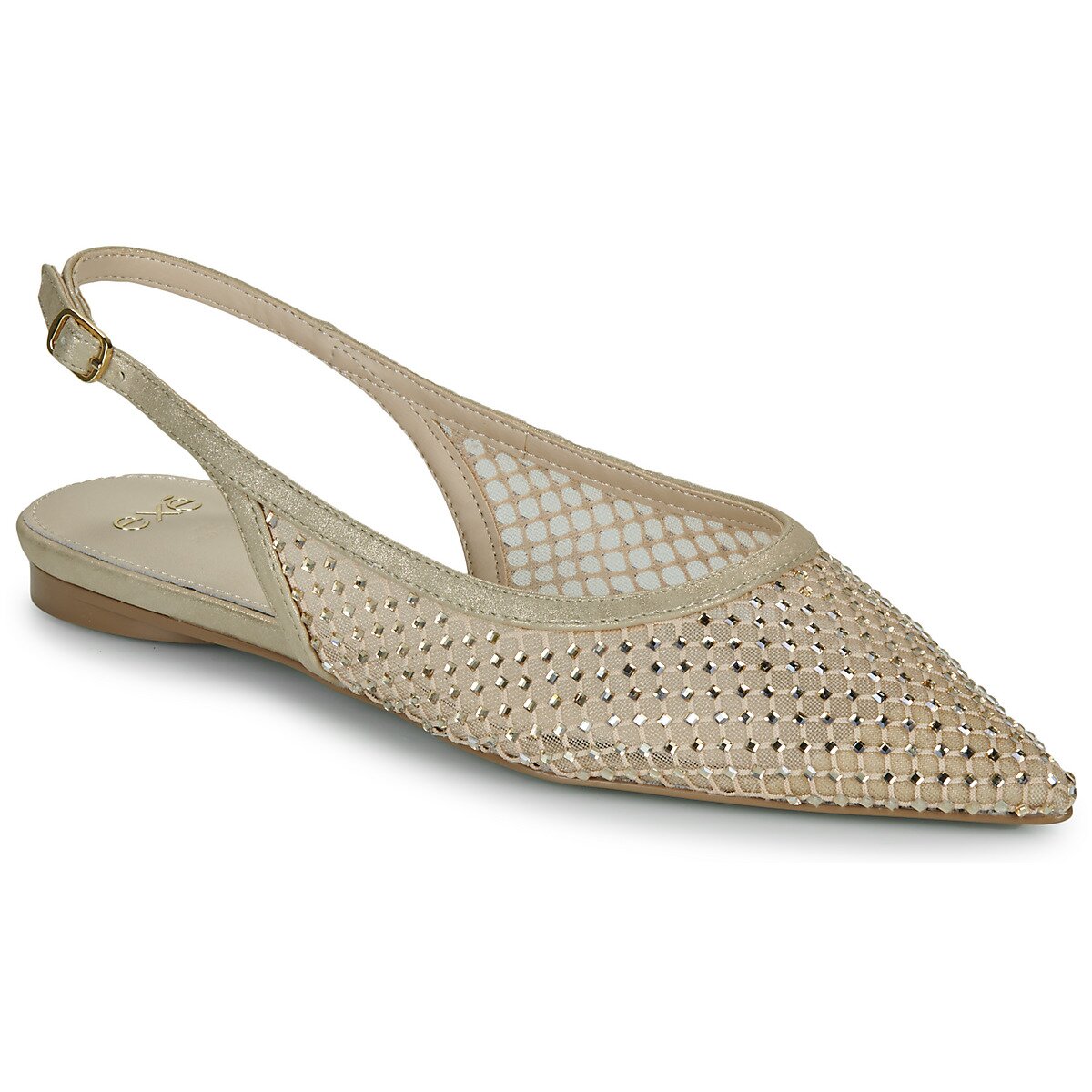 Exé Shoes Pantofi MIAMI-222-STRASS-GOLD