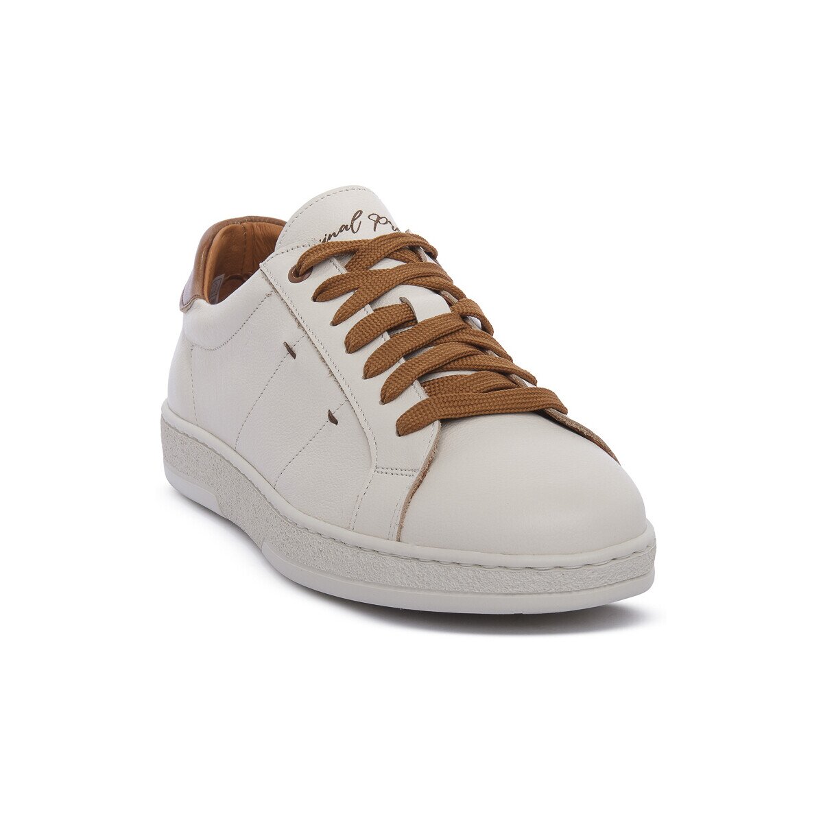 Exton Pantofi COMBIN BIANCO CUOIO