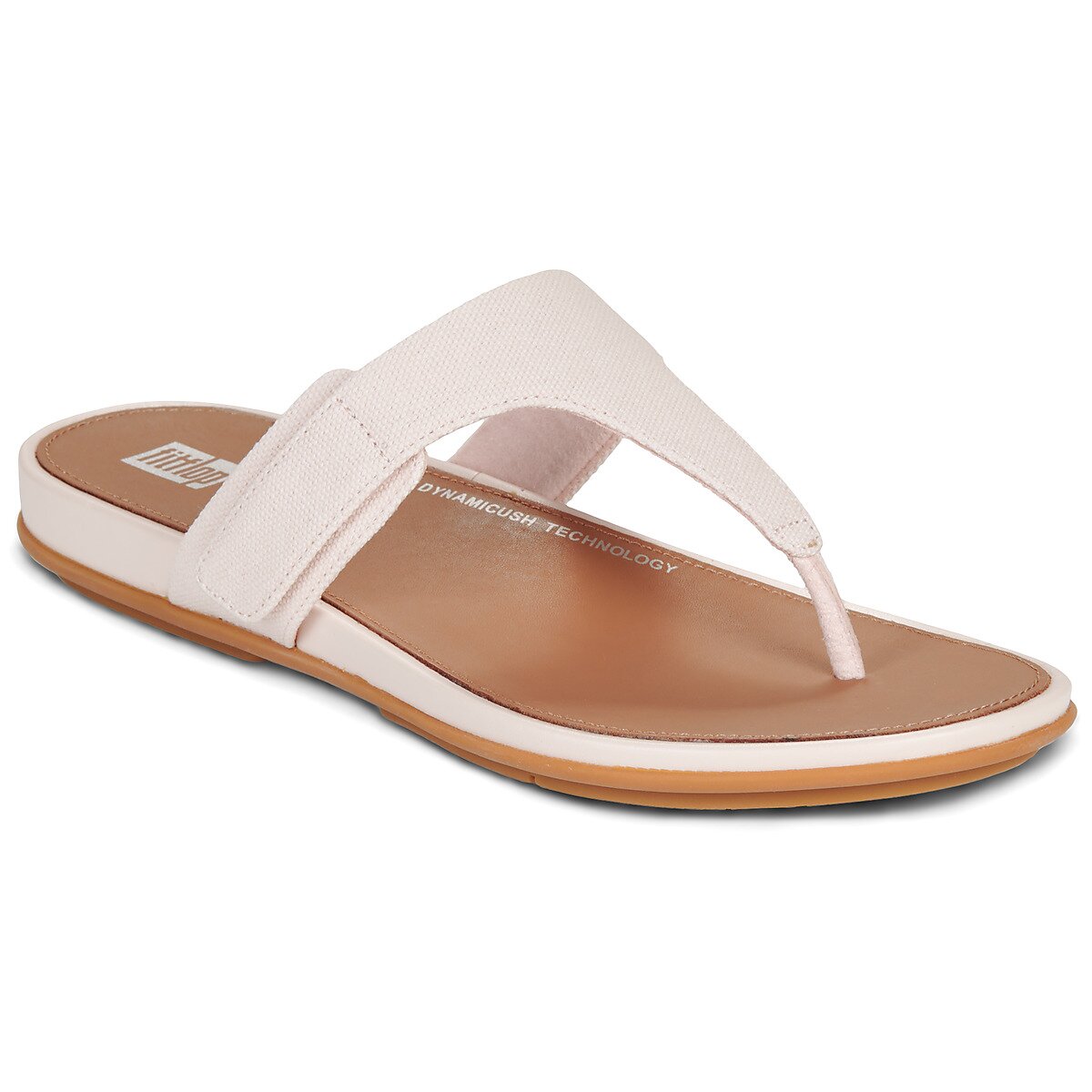 FITFLOP Pantofi GRACIE ADJUSTABLE CANVAS TOE-POST SANDALS