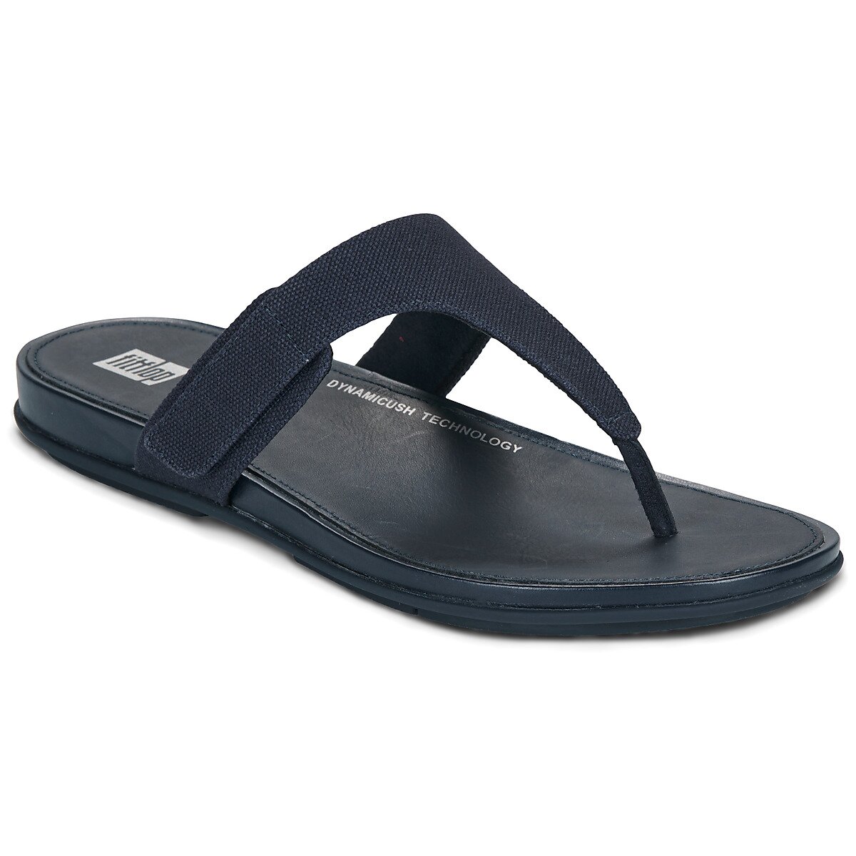 FITFLOP Pantofi GRACIE ADJUSTABLE CANVAS TOE-POST SANDALS