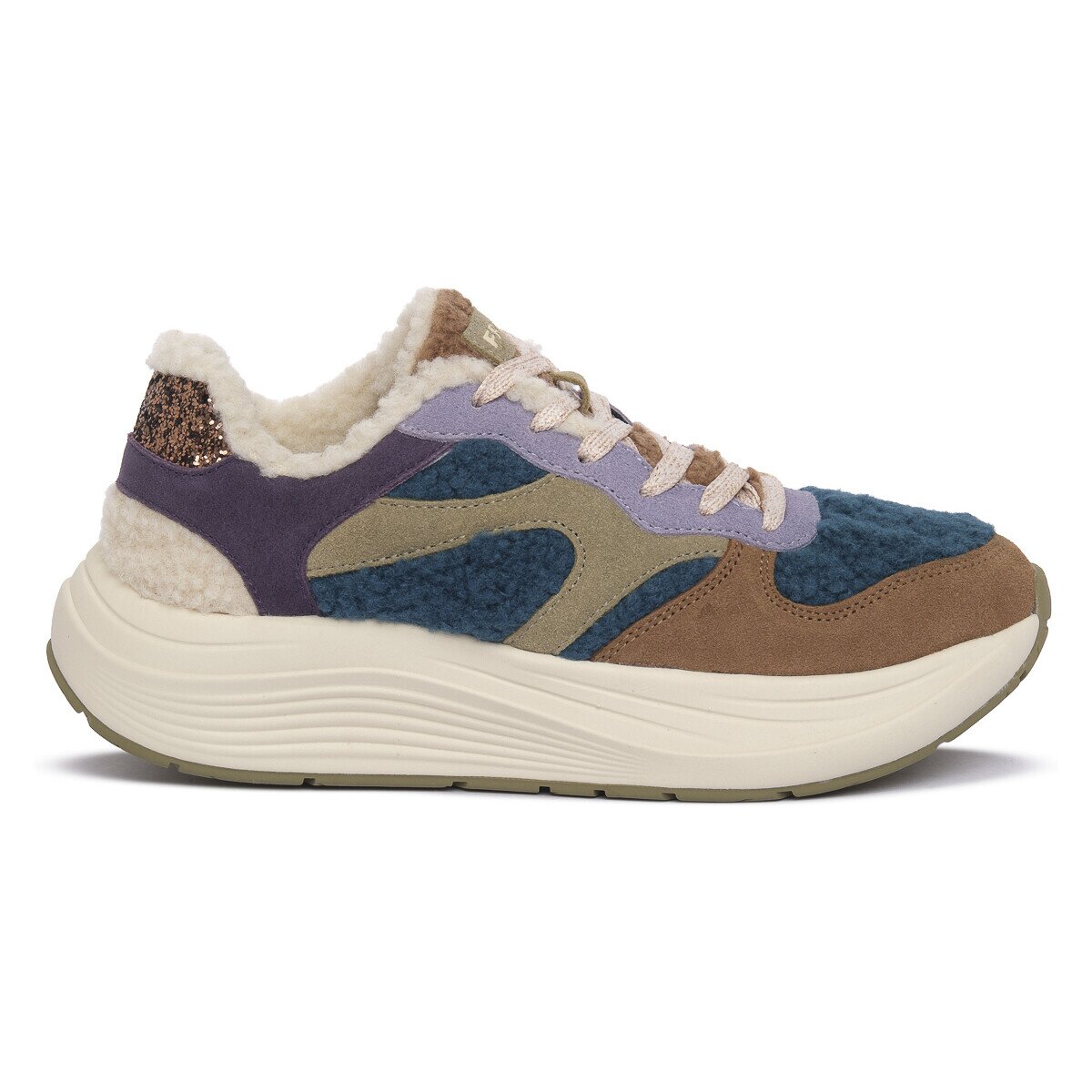 Frau Pantofi COBALT TEDDY POLAR