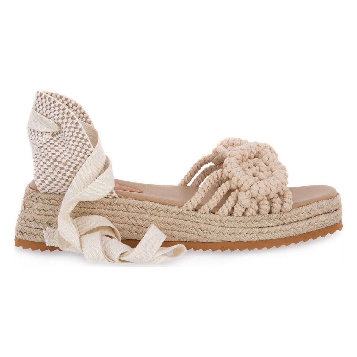 Frau Pantofi FANCY MACRAME NATURAL