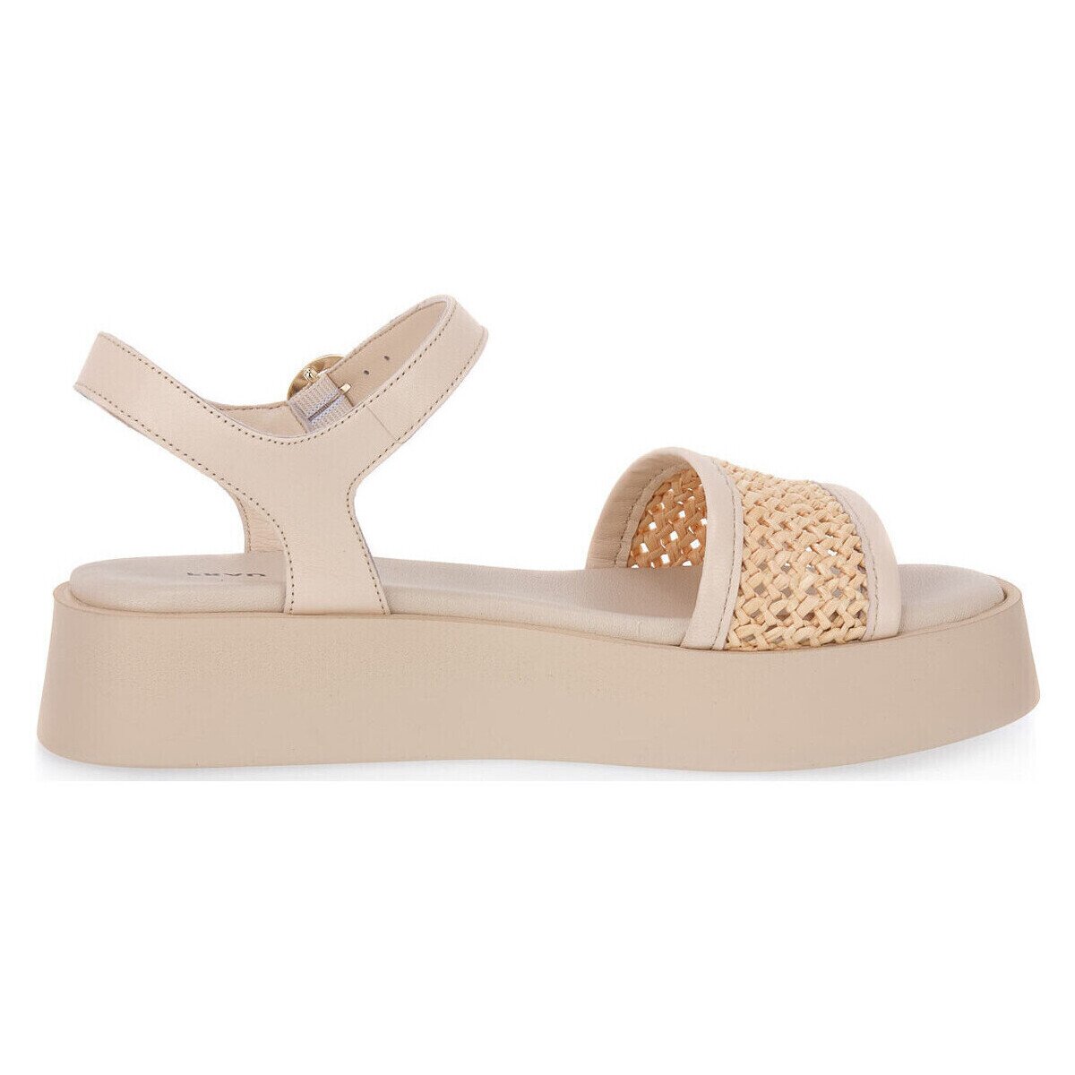 Frau Pantofi RAFIA MACRAME ECRU