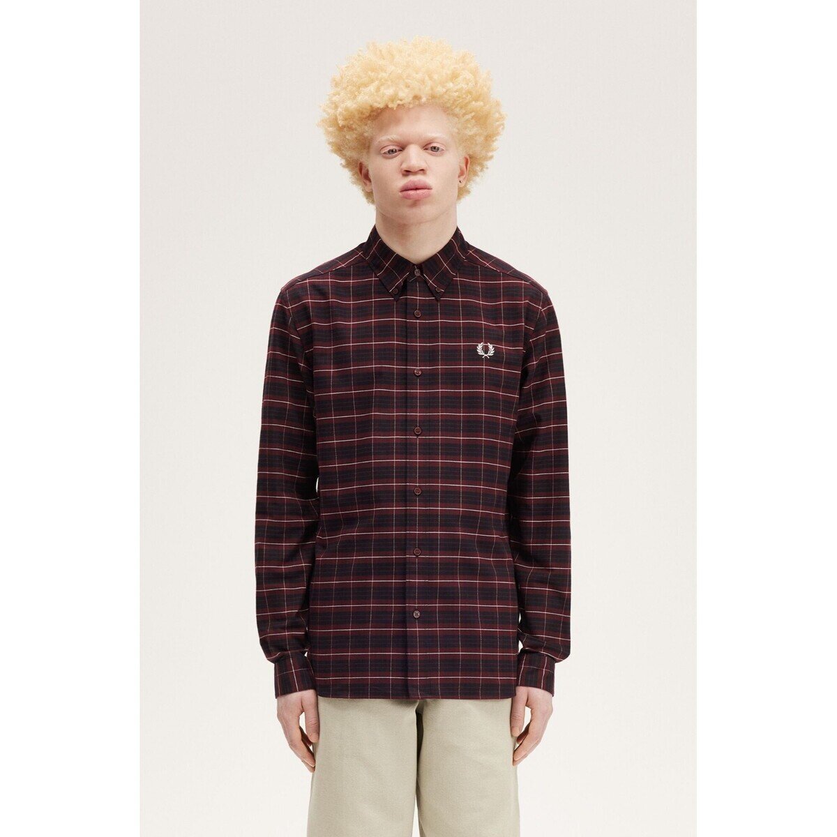 Fred Perry Îmbracaminte Fp Brushed Oxford Tartan Shirt