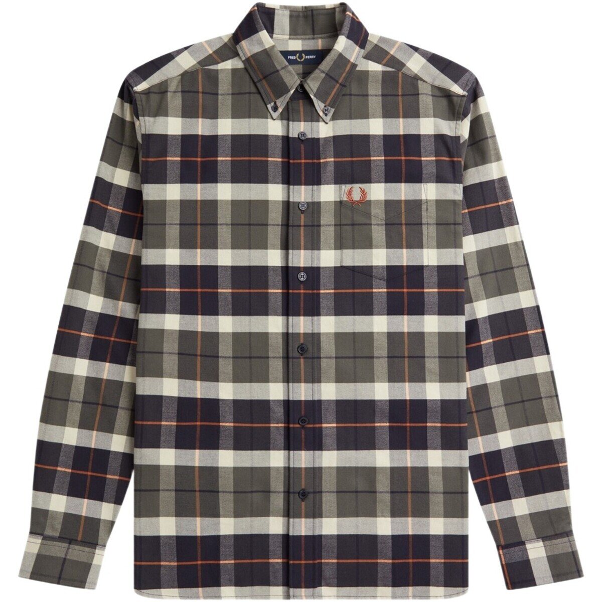 Fred Perry Îmbracaminte Fp Brushed Tartan Shirt