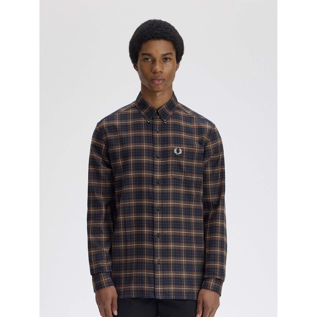 Fred Perry Îmbracaminte Fp Brushed Twill Tartan Shirt