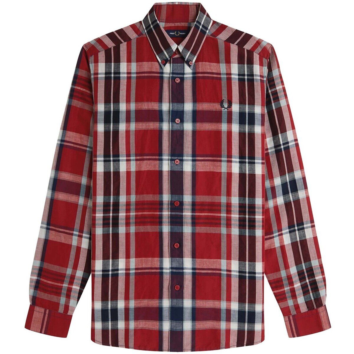 Fred Perry Îmbracaminte Fp Madras Check Shirt