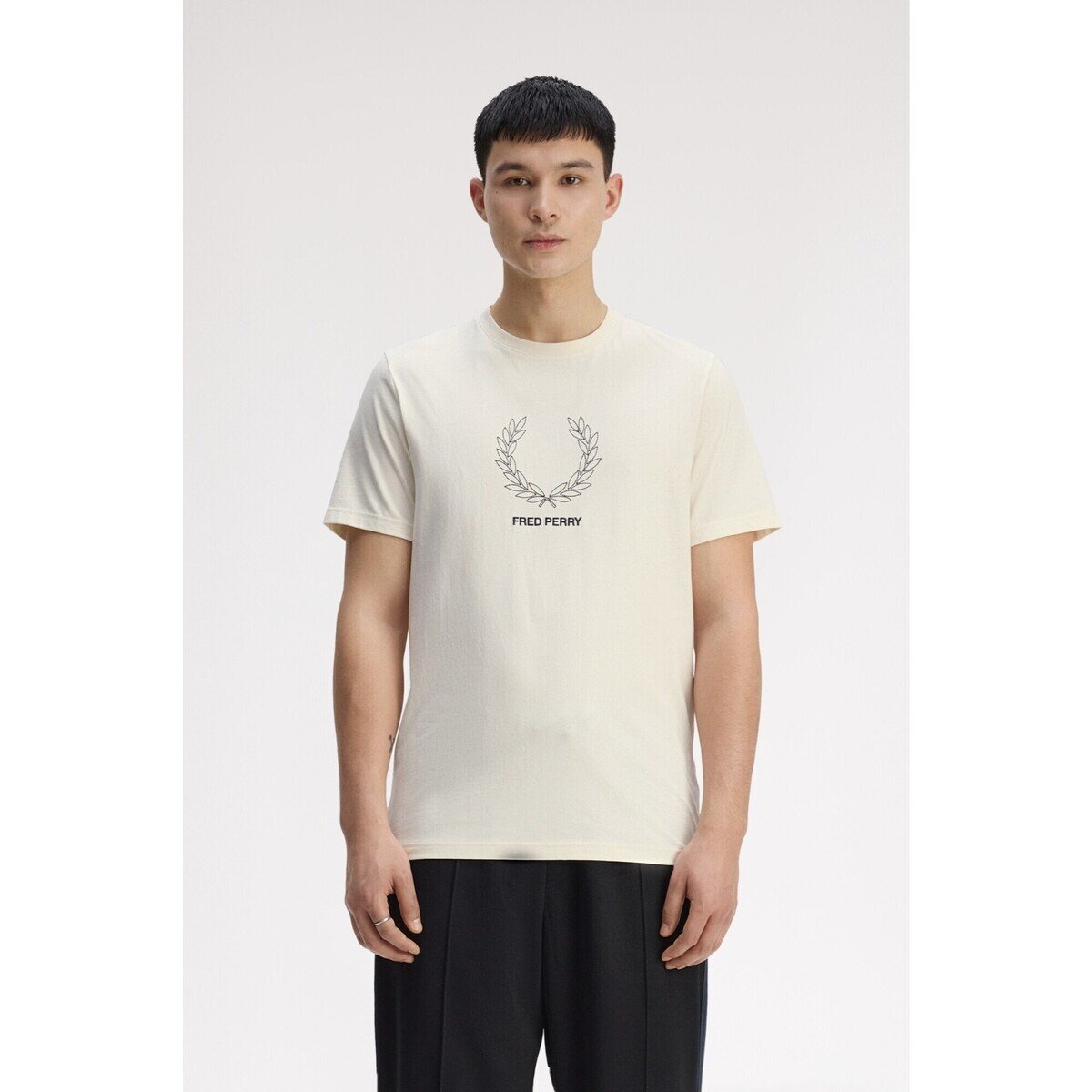 Fred Perry Îmbracaminte Fp Outline Laurel Wreath T-Shirt