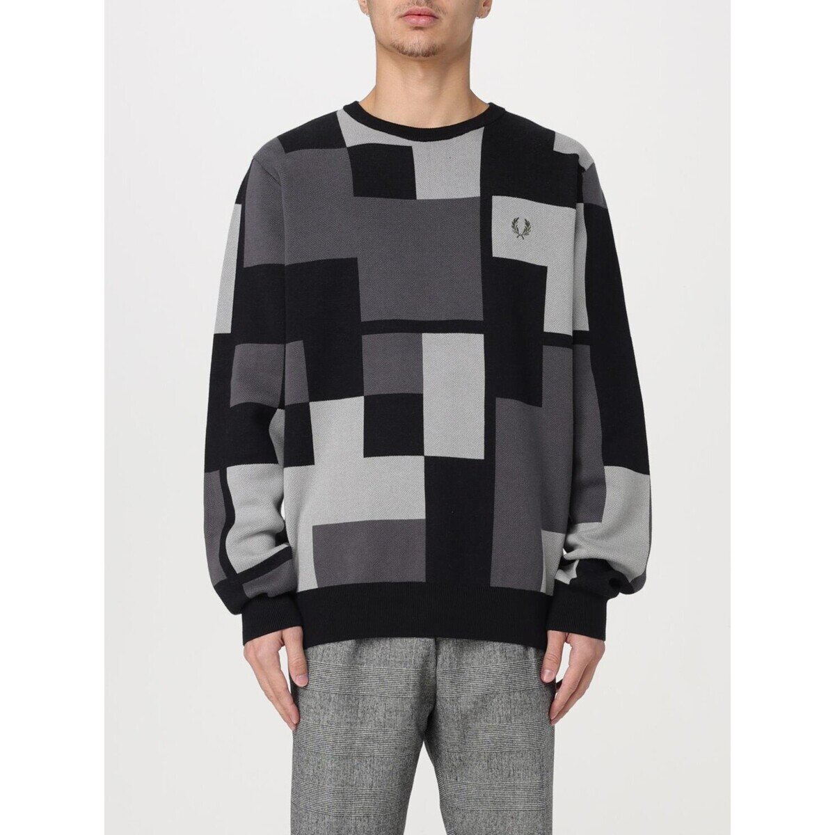 Fred Perry Îmbracaminte Fp Pixel Jacquard Jumper