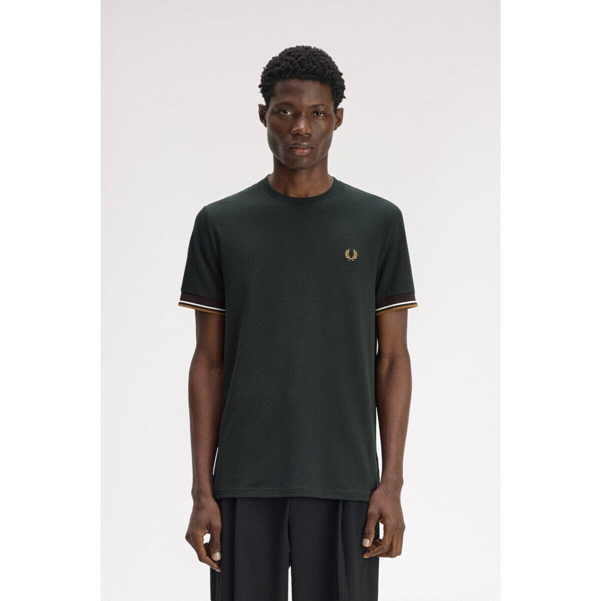 Fred Perry Îmbracaminte Fp Twin Tipped Cuff T-Shirt
