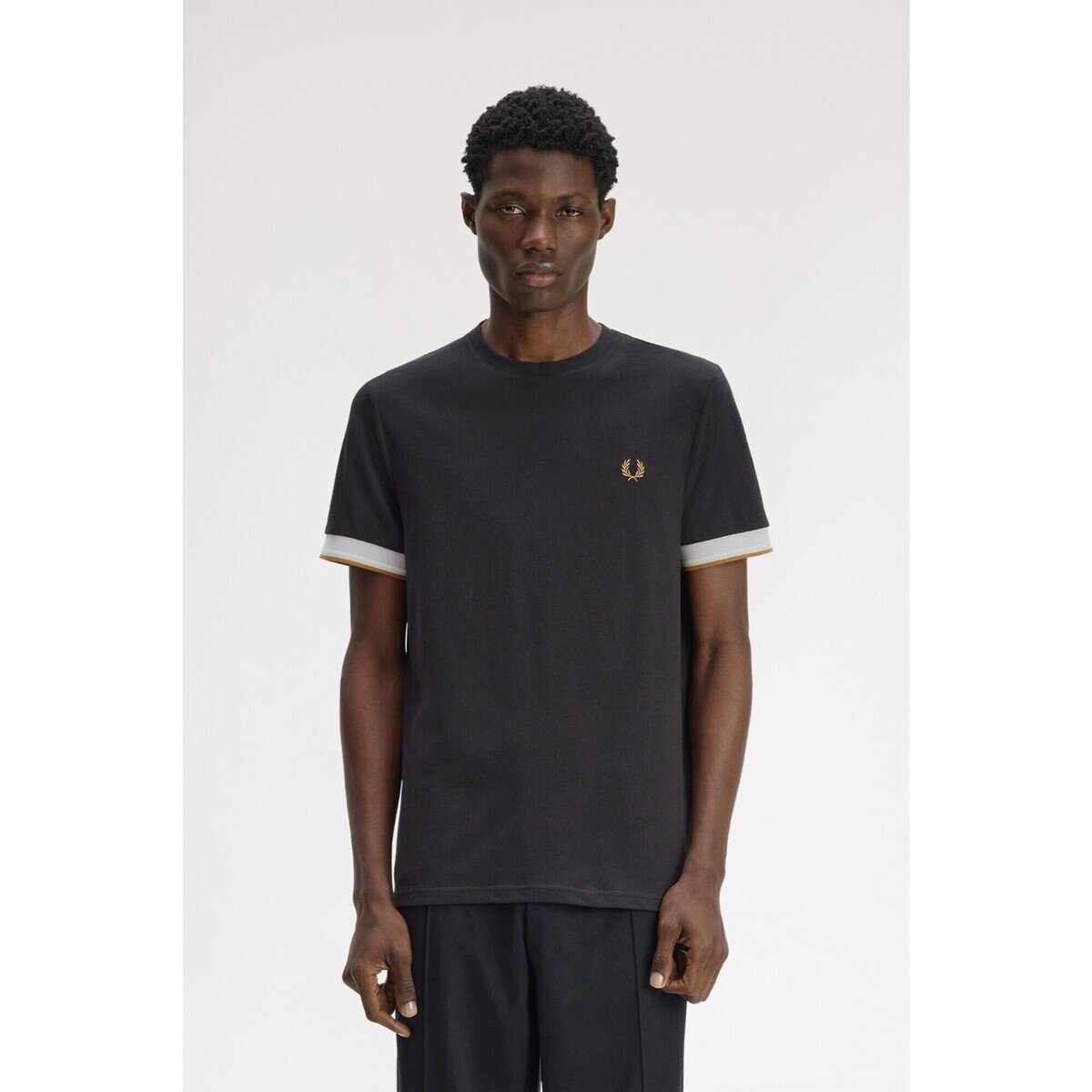 Fred Perry Îmbracaminte Fp Twin Tipped Cuff T-Shirt