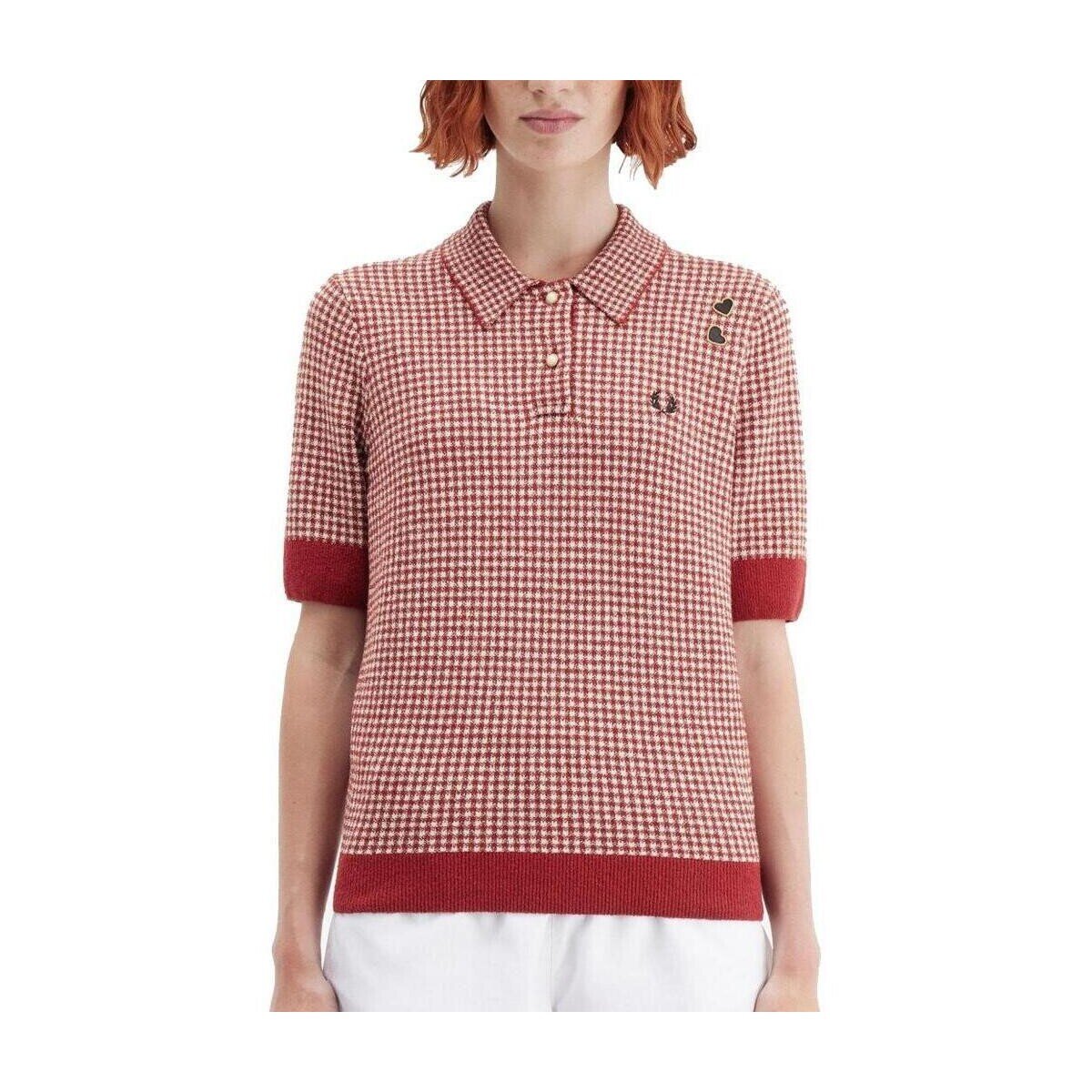 Fred Perry Îmbracaminte Gingham Knitted Shirt