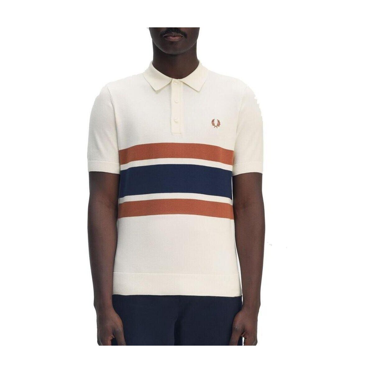 Fred Perry Îmbracaminte Panelled Knitted Shirt