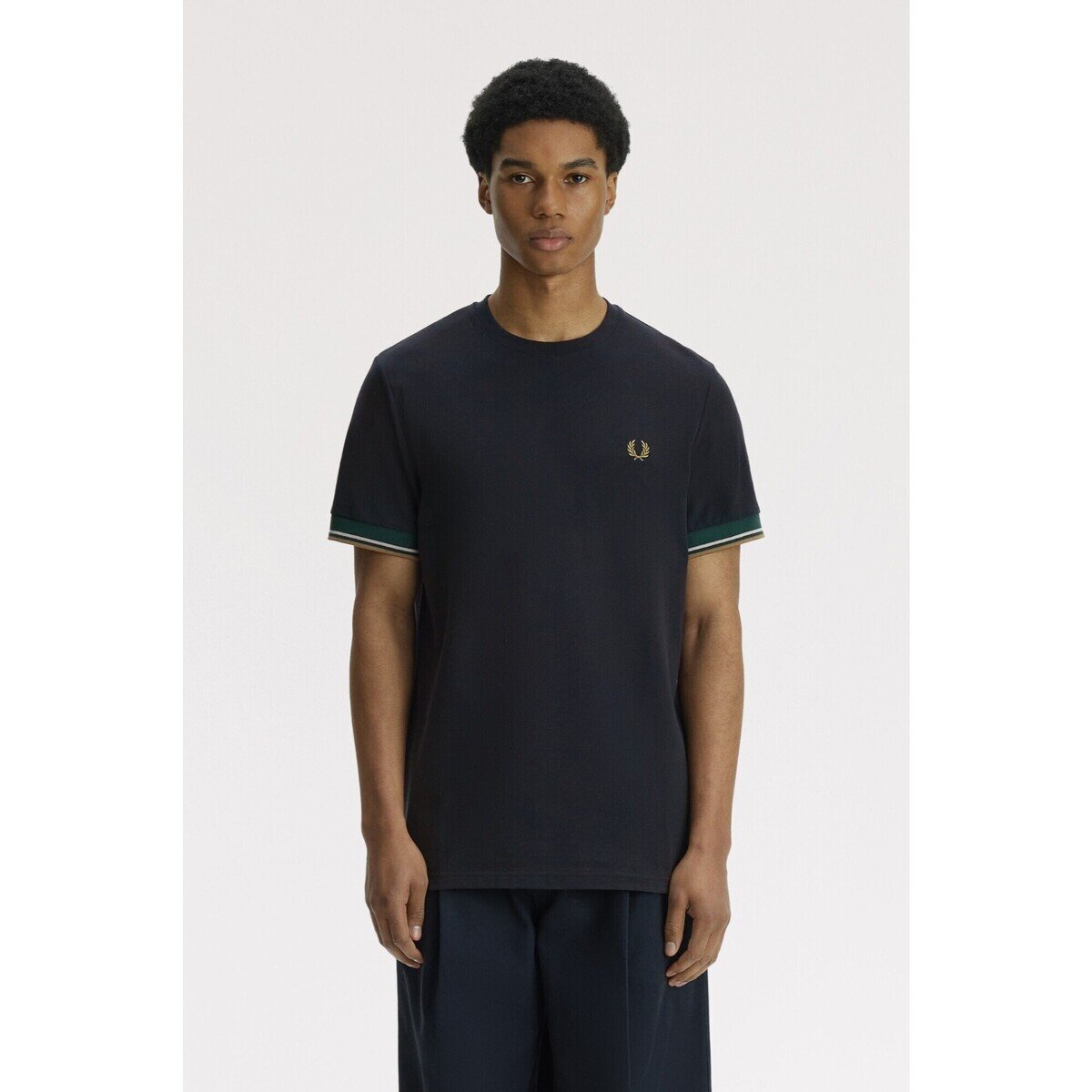 Fred Perry Îmbracaminte Twin Tipped Cuff T-Shirt