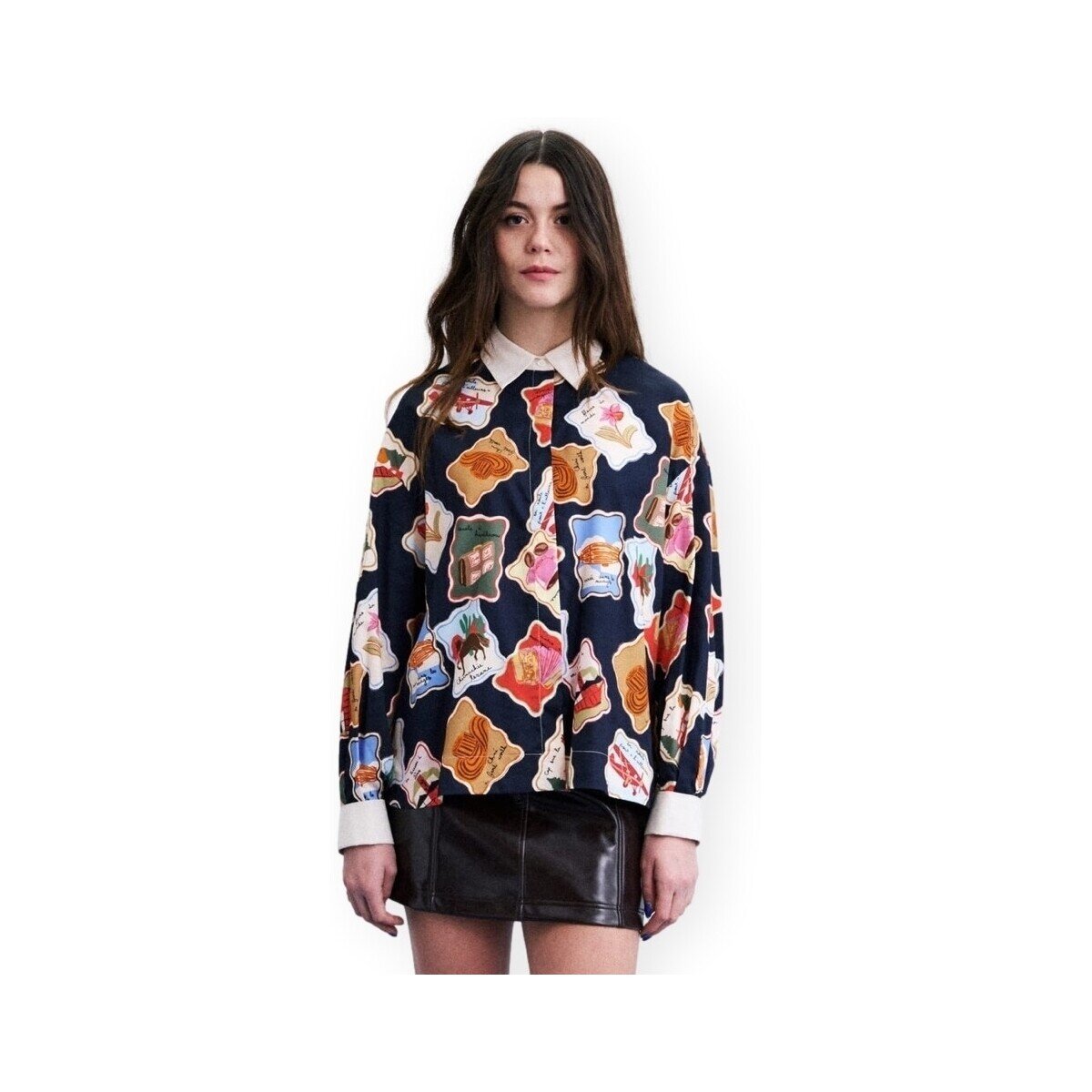 Frnch Îmbracaminte Avon Shirt - Timbres