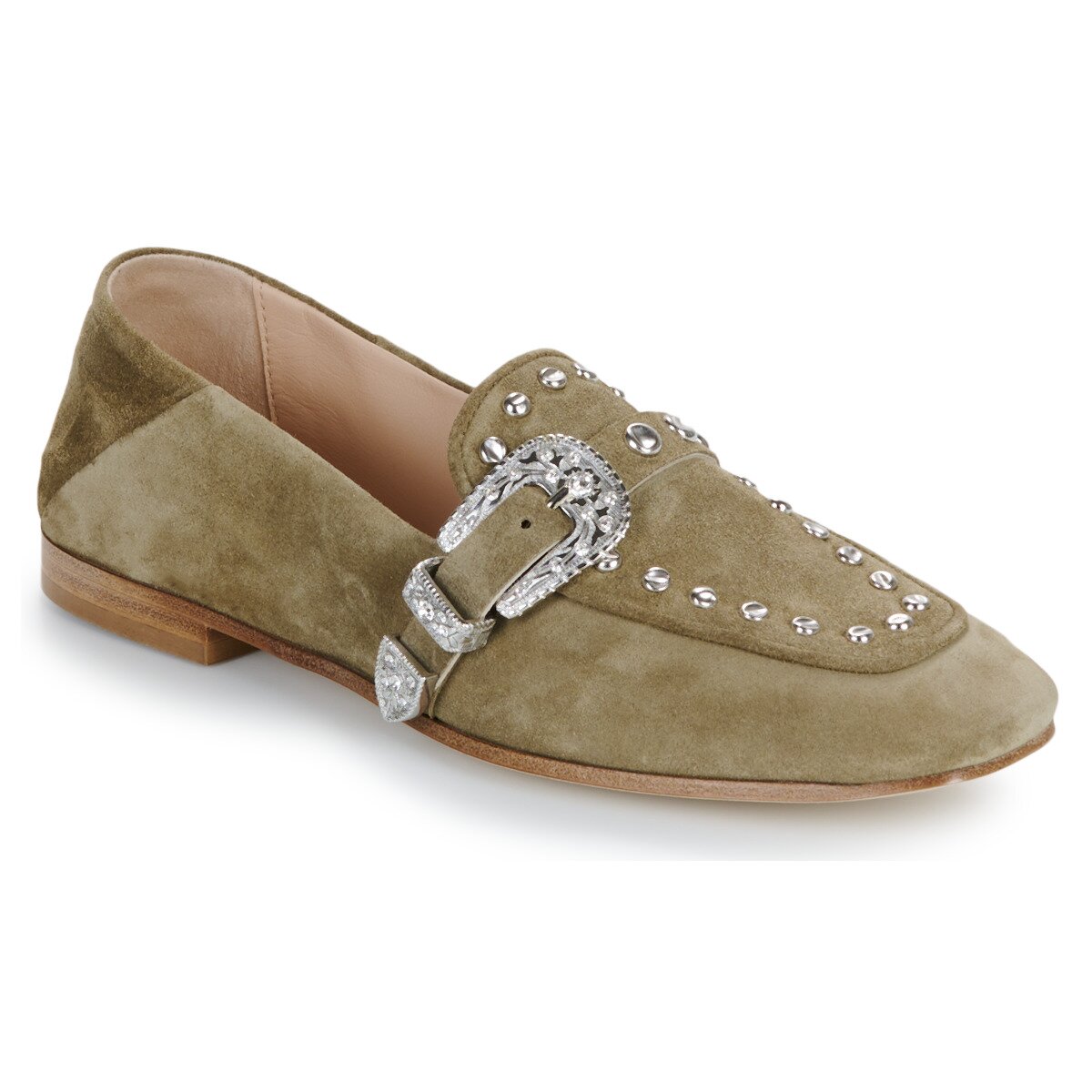 Fru.it Pantofi 8679-586-CUOIO-NATURALE-VELOUR-PLANET